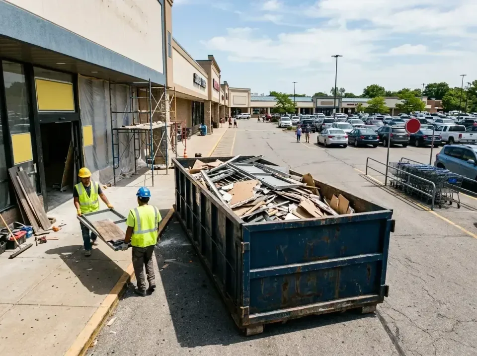 retail-store-renovation-debris-003 — frequently asked questions, Roll-off Dumpster Rentals in Bluff City, TN